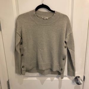 Madewell sweater with buttons